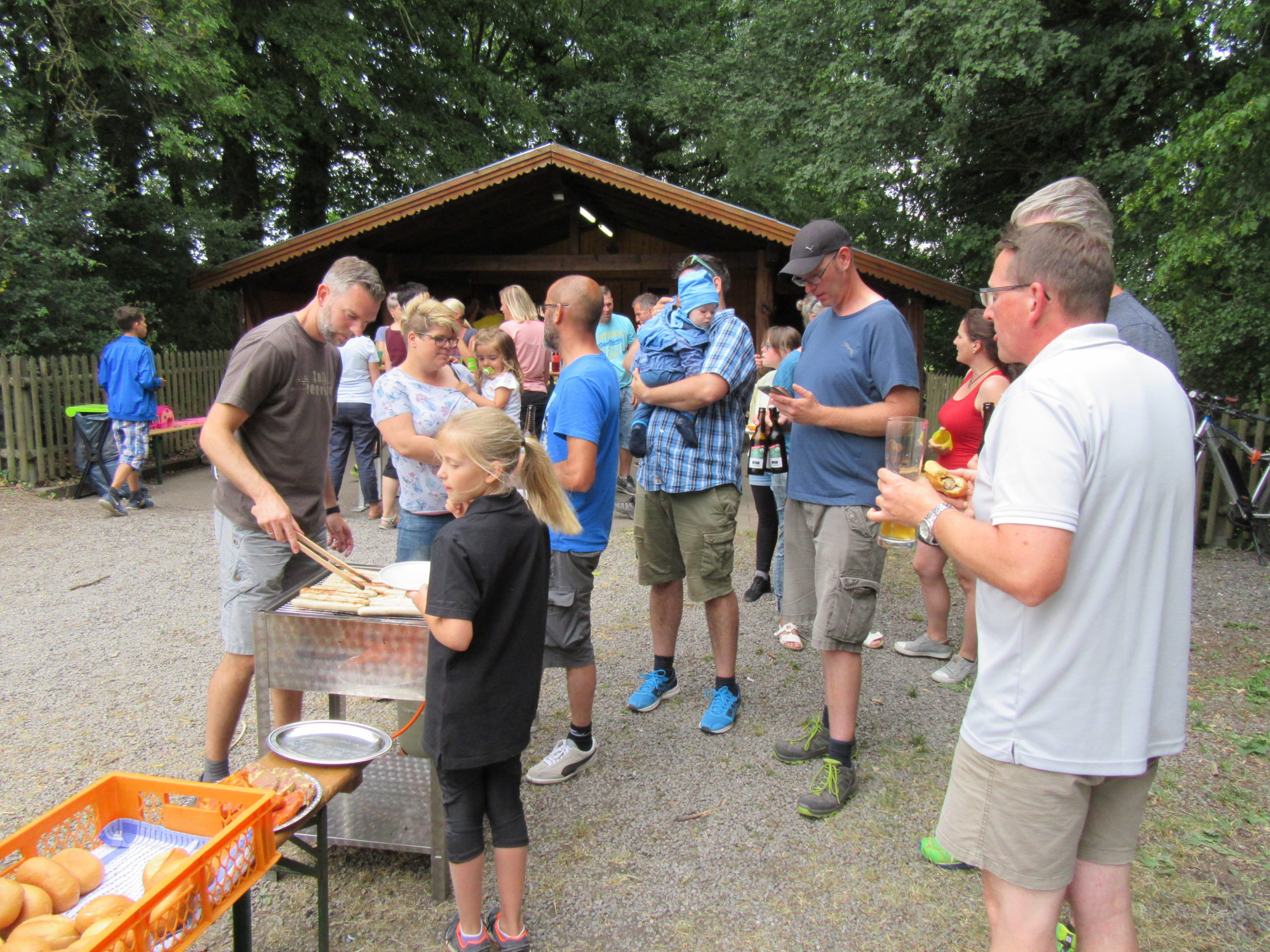 Familienzelten an der Biberhütte
