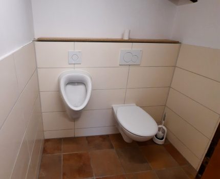 Sanierung WC Biberhütte